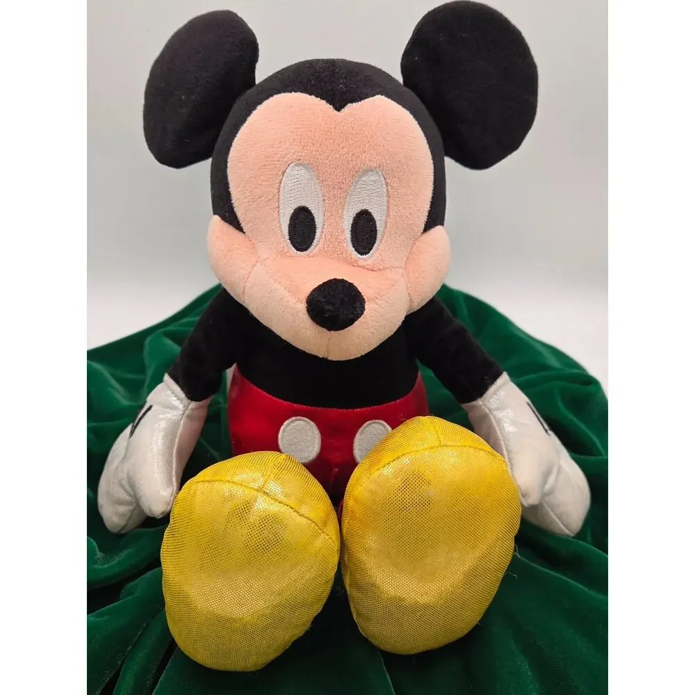 Ty Beanie Disney Sparkle Mickey Mouse Plush Gold Shoes Silver Gloves Kellytoy